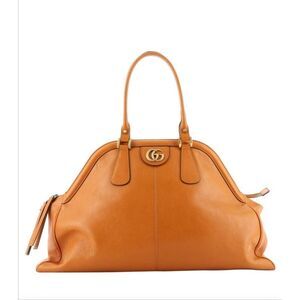 Gucci ReBelle Orange Leather Satchel Bag